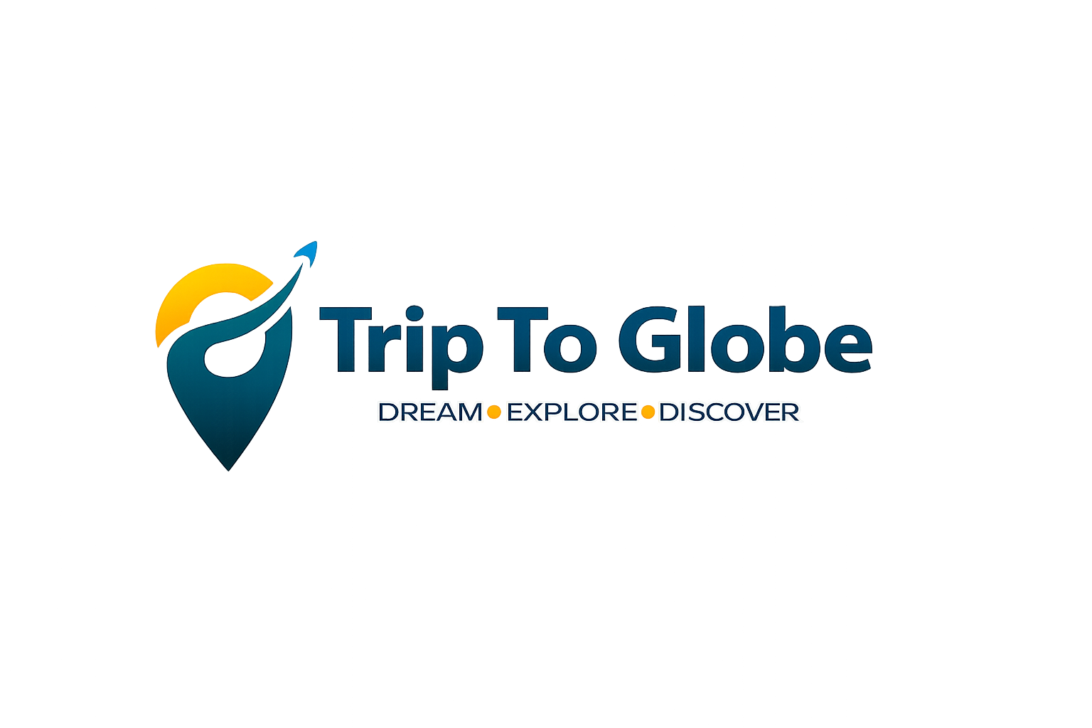 Trip To Globe travel agency logo representing global travel and destinations